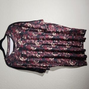 AB3 Shirt Mens Athletic Size XXL Maroon Black